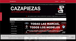 Desktop Screenshot of cazapiezas.com