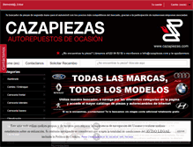 Tablet Screenshot of cazapiezas.com
